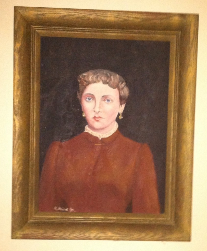 My dad painted her from a daguerreotype..
